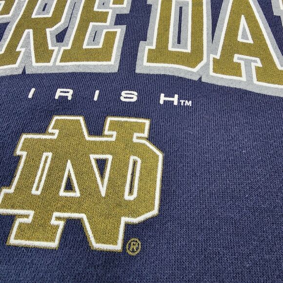 Vintage Notre Dame Fighting Irish Hoodie Mens Small Jansport Pullover Sweatshirt - Picture 12 of 14